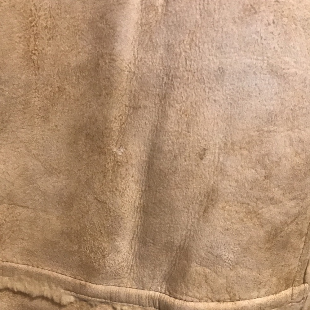 Vintage Mens Shearling and Leather Rancher Marlboro Coat Size 48 - Picture 6 of 11
